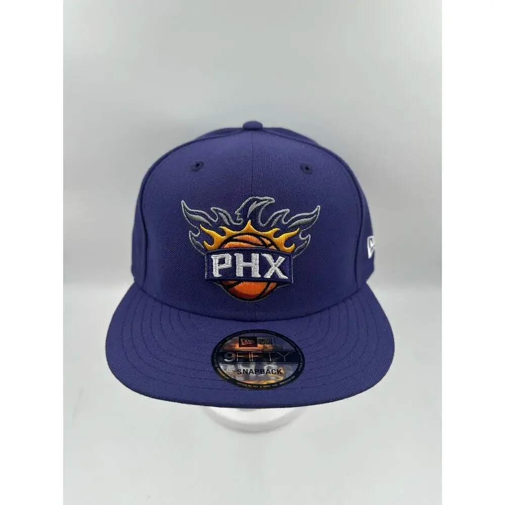 Mens New Era NBA Phoenix Suns 9Fifty 950 Snapback Rubber Adjustable Hat Cap 3